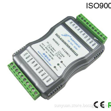 2-Channel/4-Channel DC Current/Voltage to RS485/232 Converter a-D Converter Support Modbus RTU Data Acquisition with LED Display